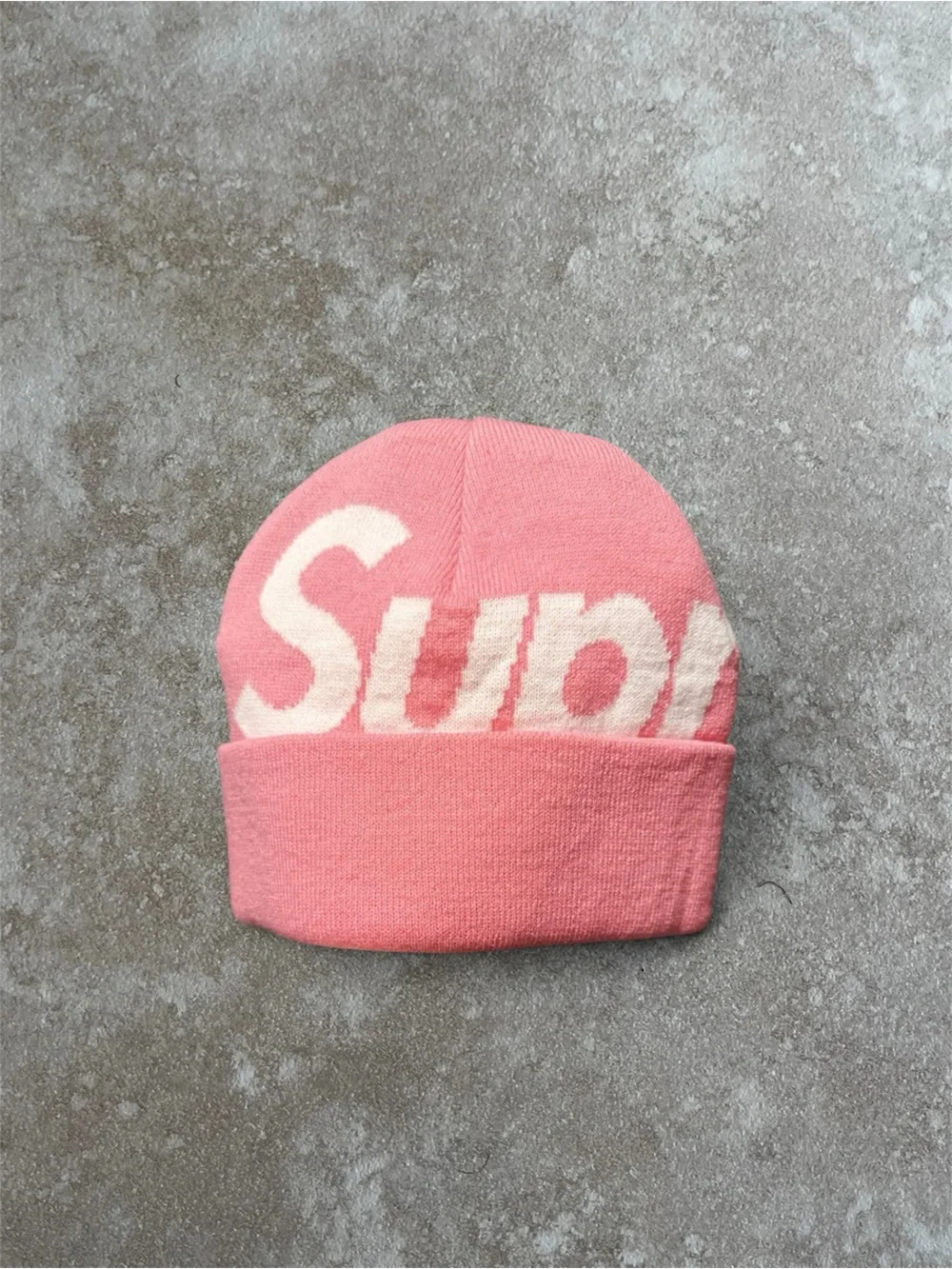 Pink Supreme beanie